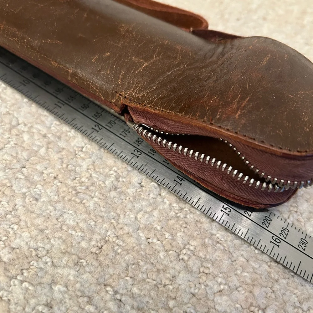 Vintage Travel Tripod and Leather Case SUPER FAST SHIPPING